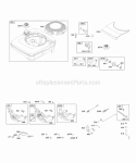 Controls Fuel Supply Governor Spring Diagram and Parts List for 12F782-0646-01  Briggs and Stratton Engine